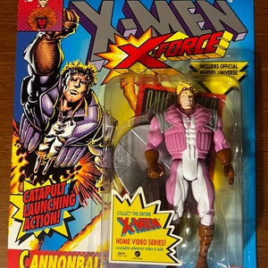 ToyBiz: X-Men/X-Force Cannonball Action Figure (1993) Pink Jacket Variant