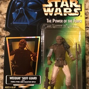 Star Wars Power of the Force Weequay Skiff Guard Action Figure 1996