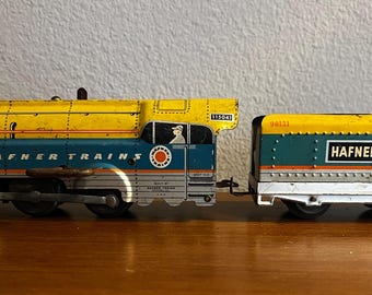 Trenes Hafner: Locomotora y ténder (1950)