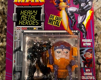ToyBiz: Heavy Metal Heroes Die Cast War Machine vs MODOK Actionfiguren-Set (1994)
