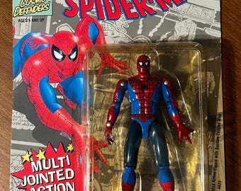 ToyBiz: Marvel Super Heroes Spider-Man Action Figure w/ Multi Jointed Action Poses (1992)