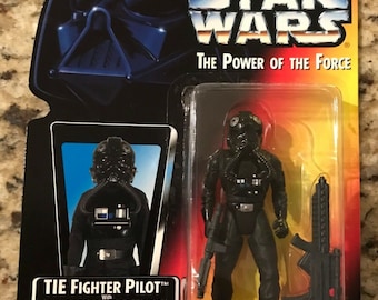 New Vintage Star Wars Power of the Force Tie Fighter Pilot - Etsy 日本