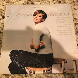 Barbra Streisand &quot;Simply Streisand&quot; Record Album (1967)
