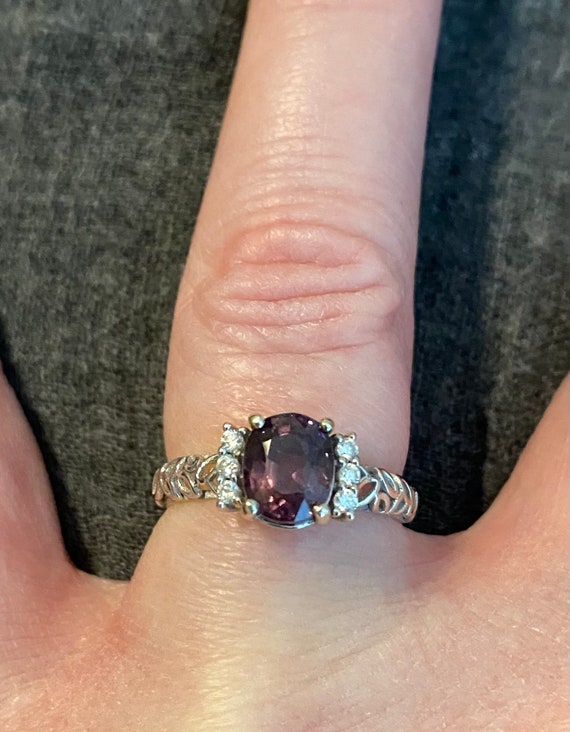 Purple Spinel Ring - Margaret A King, Edinburgh