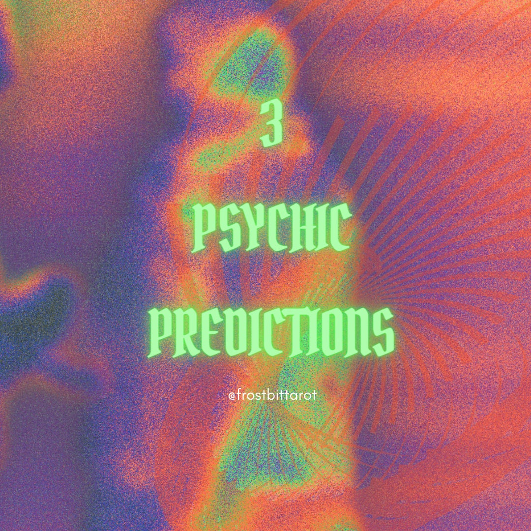 store product block 3 psychic predictions poster