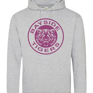 Saved by the bell 80s TV logo hoodie, sizes x small up to 5xl