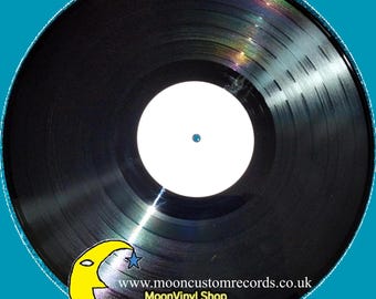 Custom 12" Black Vinyl Record: Personalized Mixtape, Any Music (8-54 mins total playing time)