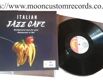 Create/Make your own 12 inch 30cm black vinyl 33 RPM custom vinyl  LP  -printed cover & labels option- your mixtape/playlist. 8-54 mins