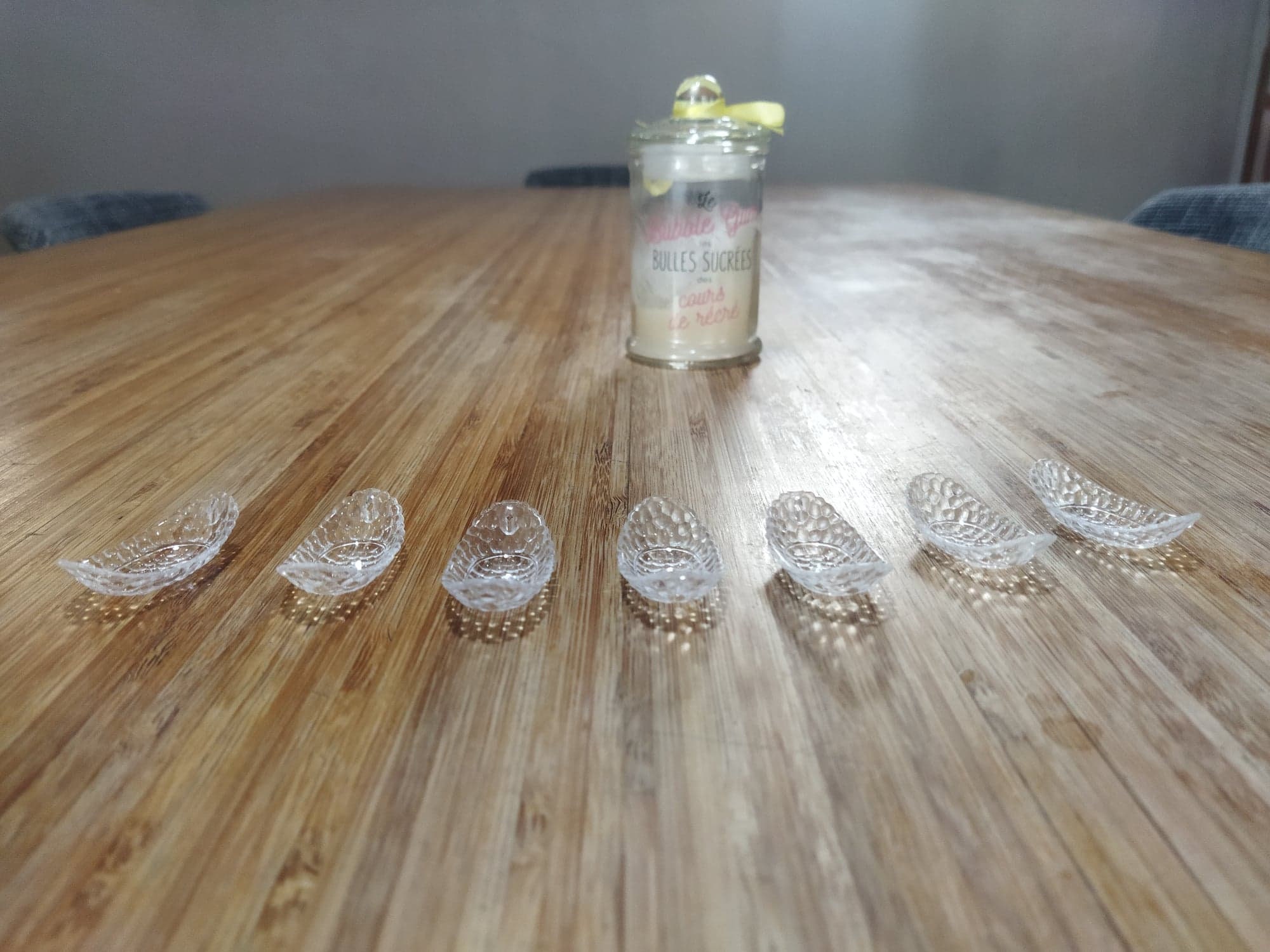 Vaisselle Miniature Plastique Diy Coupe de Glace/Fruits Fimo X 7 Pcs