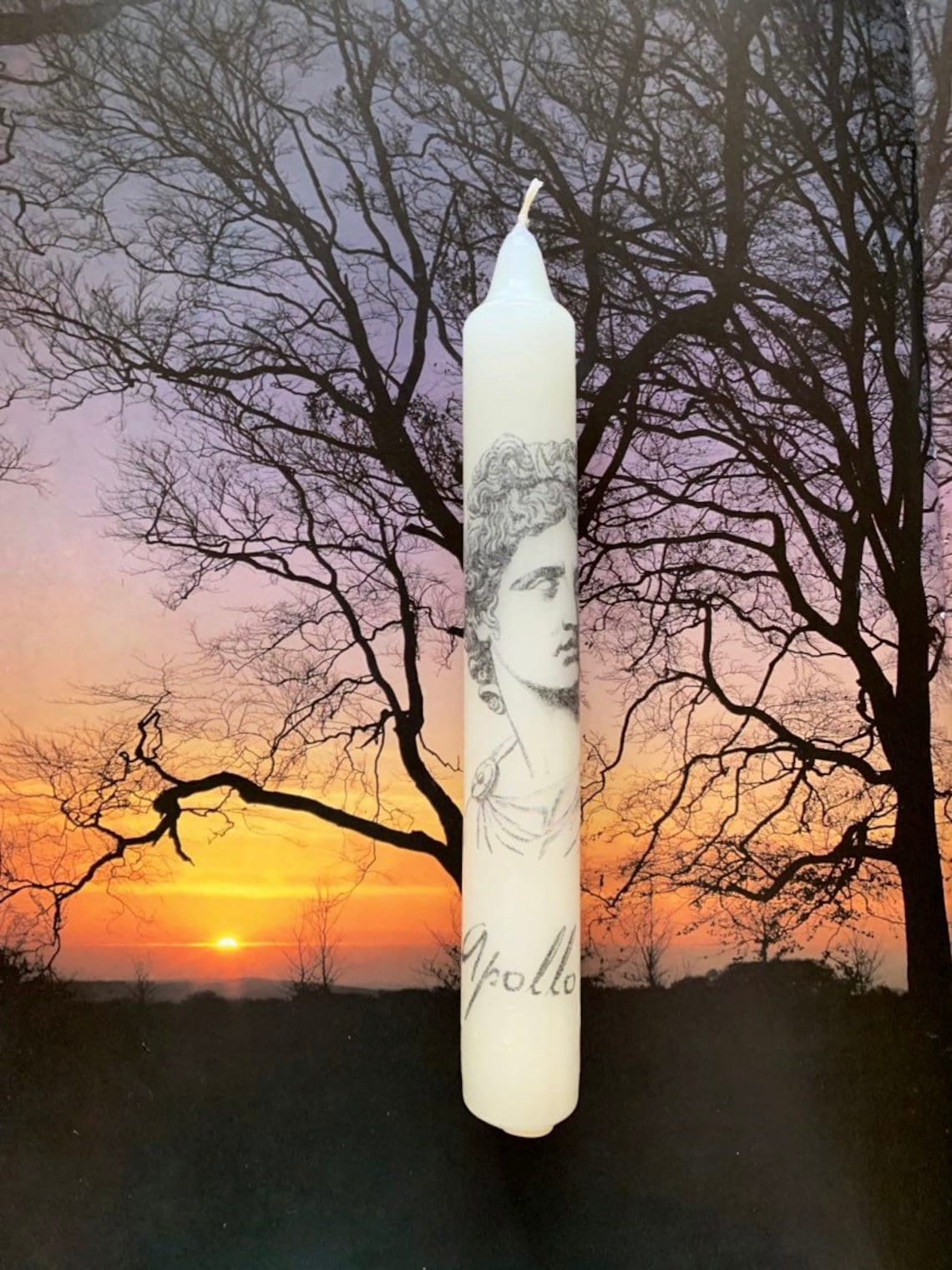 Apollo God Candle Apollo Altar Candle Altar Decoration Etsy