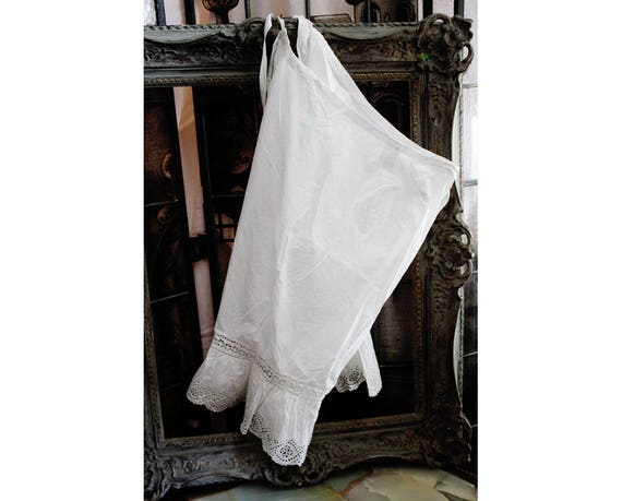 Pair French Cotton Antique Bloomers New and Never