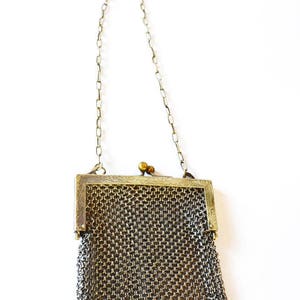 Antique Chain Metal Purse Chatelaine