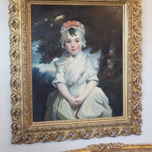 Incredible Framed Oil Painting Girl Metropolitan Museum of Art - Etsy