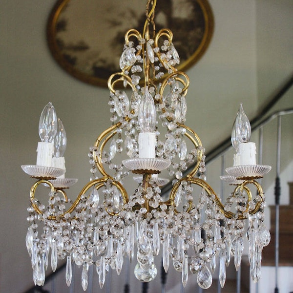 Antique Bathroom Chandelier - Etsy