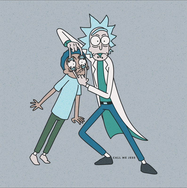 RICK and MORTY Layered PACKAGE Svg Png Eps Tv Show Svg | Etsy
