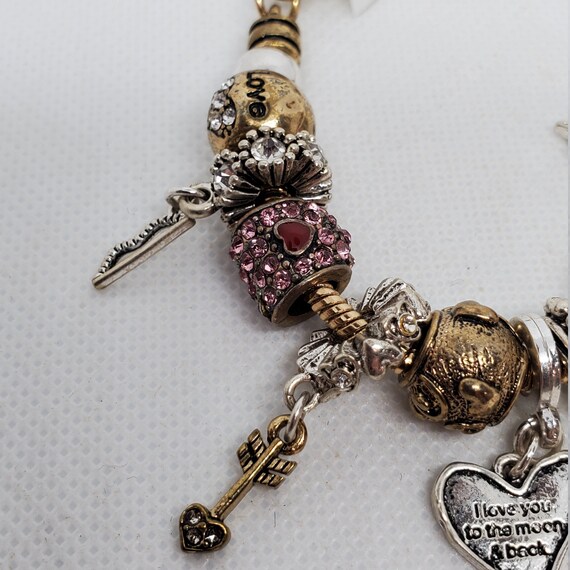 Vintage Landau (with tag, never worn) Lovve you to the  Moon Charm Bracelet View 5