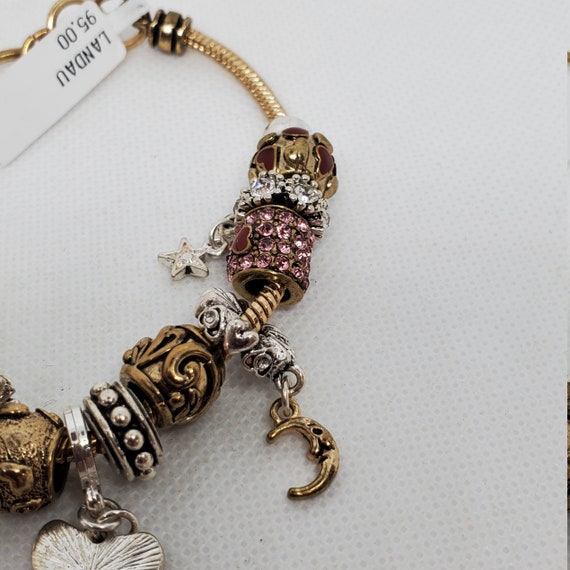 Vintage Landau (with tag, never worn) Lovve you to the  Moon Charm Bracelet View 3