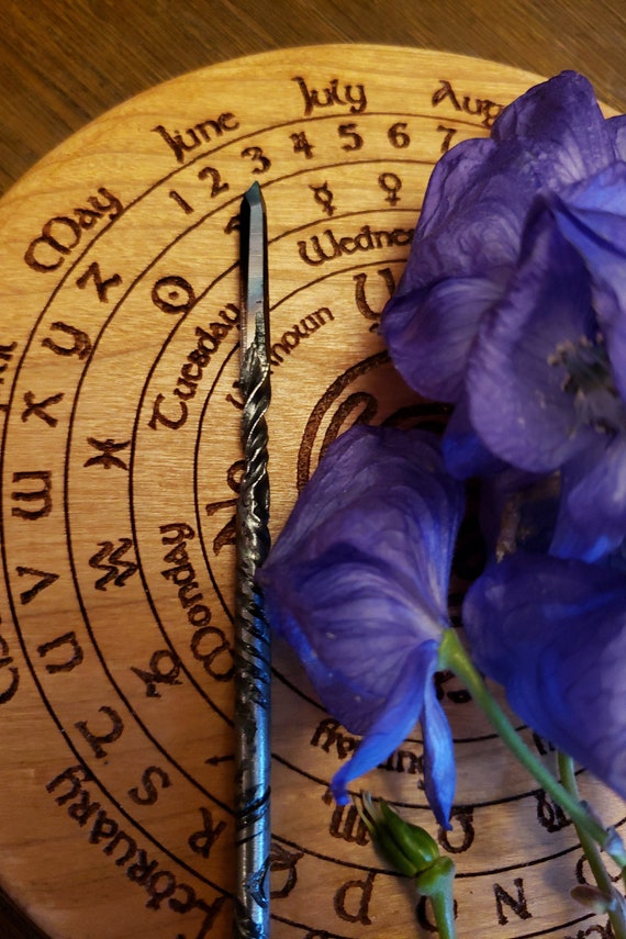 7 Herb Charm Crystal Candle Scribe | Etsy