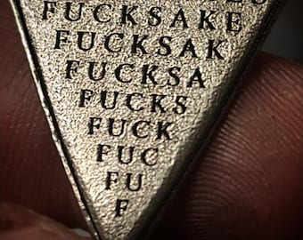 The Anthony nine Triangle: White Brass Charm