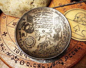 Bowl of 40 keys, ancient Turkish talisman bowl recreation.