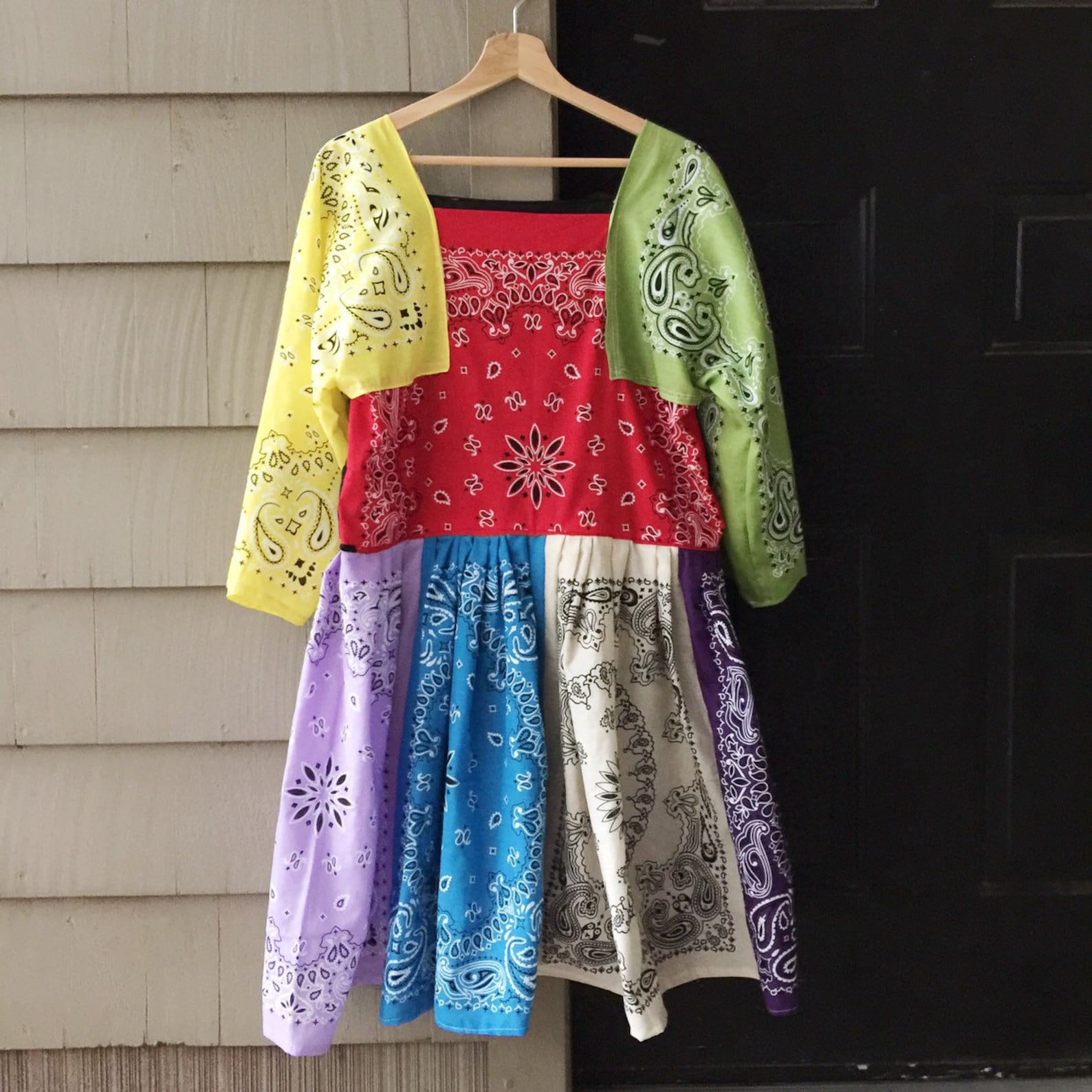 brown bandana dress