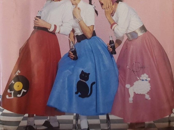 Vintage Jerry Beck High Waisted Poodle Skirt.-V3.