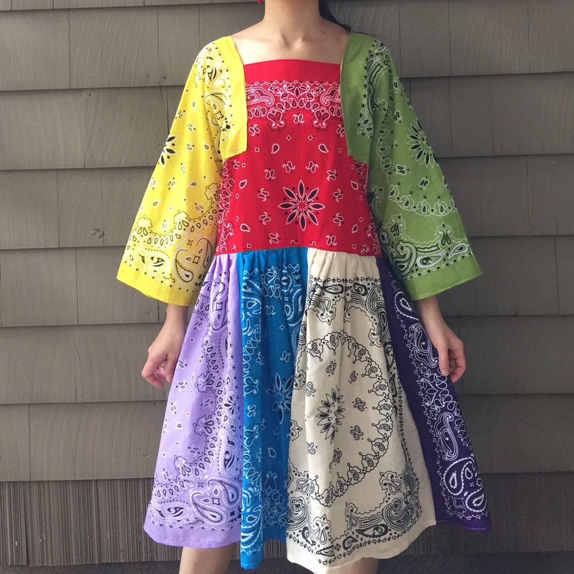 Bandana Dress Etsy