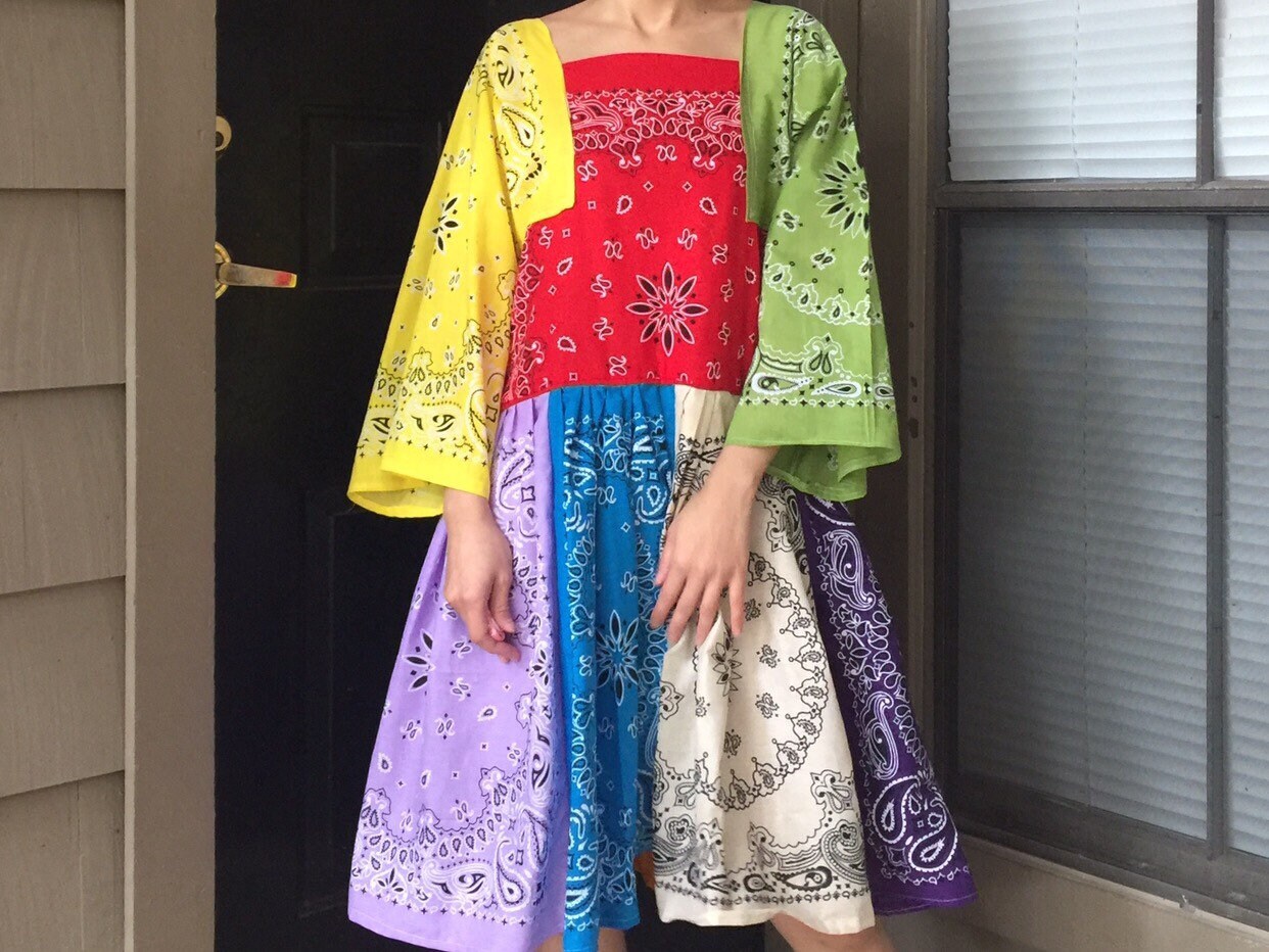 Bandana Dress Etsy