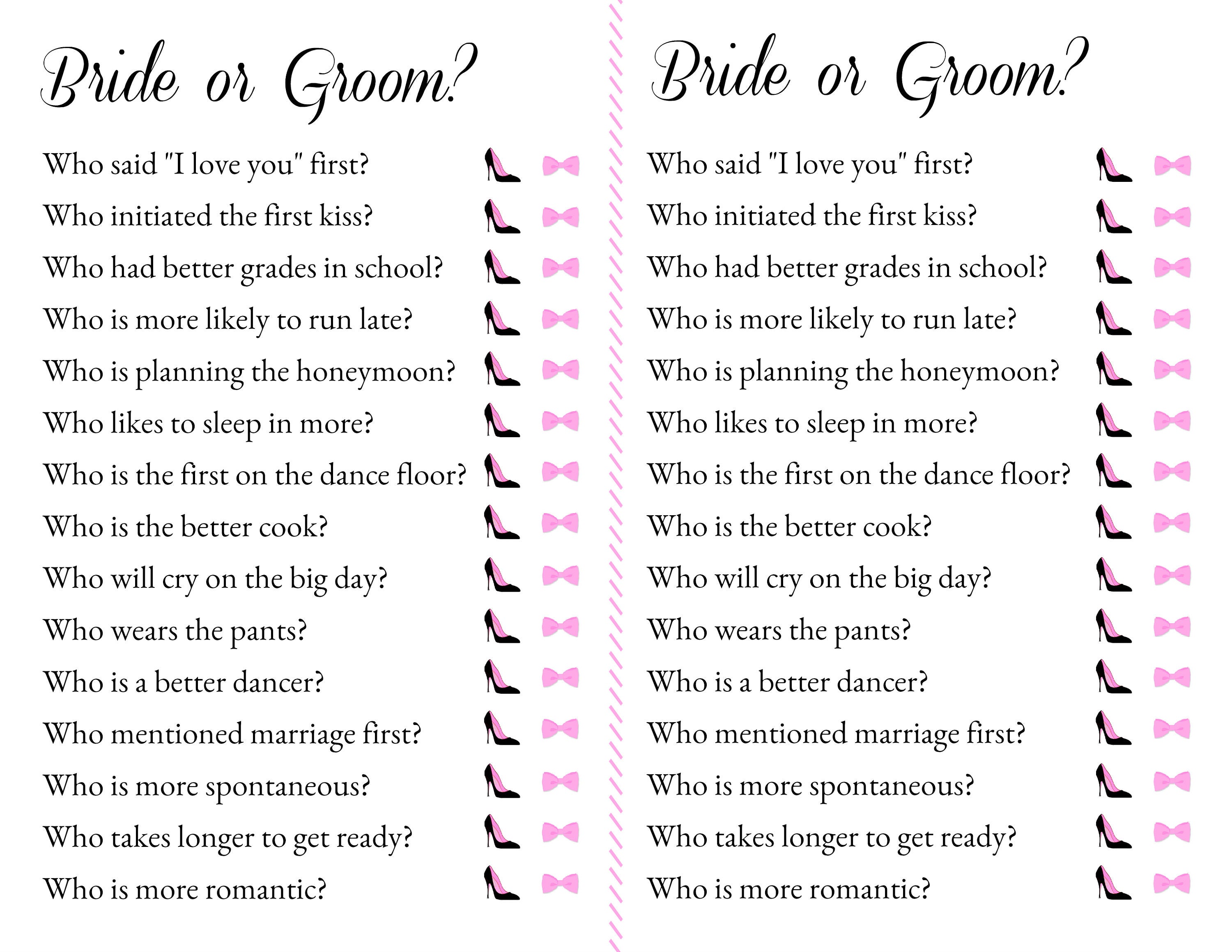 Printable and DIY Engagement Party Games for Easy Entertainment