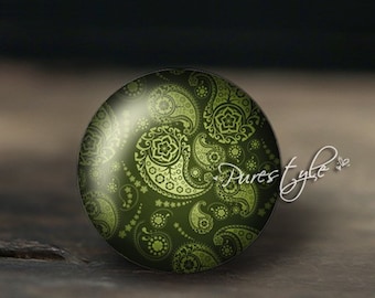 Mandala, Glas-Cabochon, handgefertigten Foto-Glas-Cabochon, rund Cabochon, Taxis Cabochons, Bild Glas Glas-Cabochon, Cabochons, Kuppel Cabochon