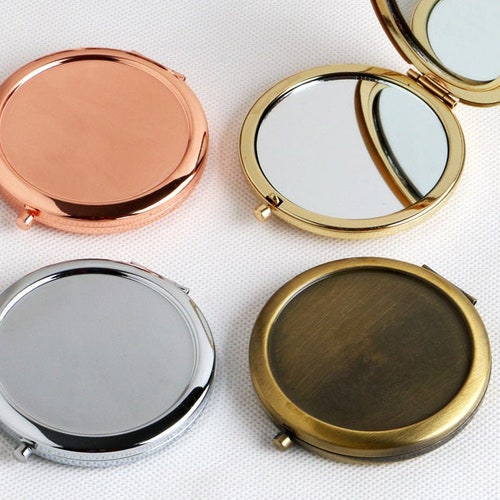 Compact Mirror Kits58mm Pocket Mirrorblank Compact Mirror Etsy