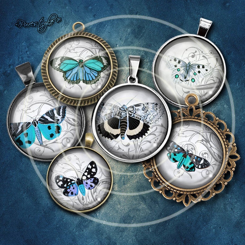 Butterfly Glass Cabochon,Handmade Photo Glass Cabochon,Round cabochons,Cabs Cabochons,Image Glass Cabochon,glass cabochons,Dome cabochon
