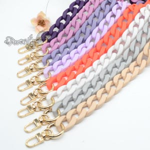 A piece of Acrylic Chain Bag chain Acrylic chain Purse Chain bag handle bag strap Plastic Handles, Handcraft Material for Handbag Making,A29