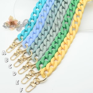 A piece of Acrylic Chain Bag chain Acrylic chain Purse Chain bag handle bag strap Plastic Handles, Handcraft Material for Handbag Making,A29