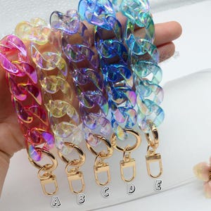 A piece of Acrylic Chain Bag chain Acrylic chain Purse Chain bag handle bag strap Plastic Handles, Handcraft Material for Handbag Making,A23