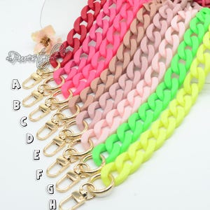 A piece of Acrylic Chain Bag chain Acrylic chain Purse Chain bag handle bag strap Plastic Handles, Handcraft Material for Handbag Making,A29