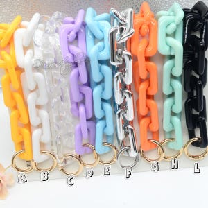 A piece of Acrylic Chain Bag chain Acrylic chain Purse Chain bag handle bag strap Plastic Handles, Handcraft Material for Handbag Making,A22