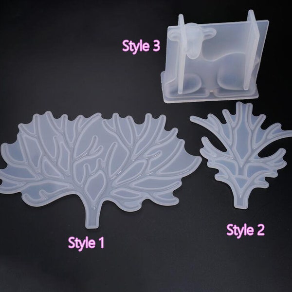 Tree branch Silicone Mold,deer Resin Mold,Decoration silicone mold,Epoxy Silicon Molds,Silicone Mold,Resin Art Mold,Crystal Epoxy Mould G179