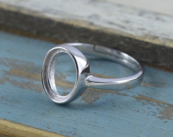 The High Quality 925 Ring Blank, Adjustable Long-lasting
