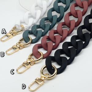 A piece of Acrylic Chain Bag chain Acrylic chain Purse Chain bag handle bag strap Plastic Handles, Handcraft Material for Handbag Making,Y12