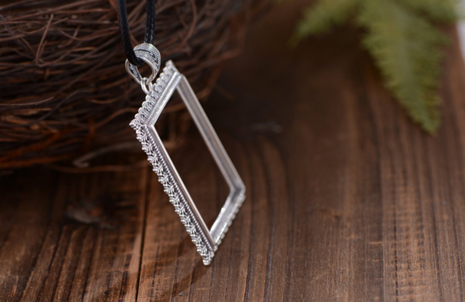 925 Pendant Blank 28x38mm 925 Sterling Silver Pendant Blank Etsy UK