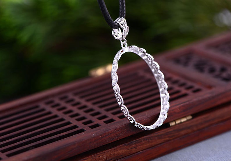 925 Pendant Blank 22x35mm 925 Sterling Silver Pendant Blank Etsy