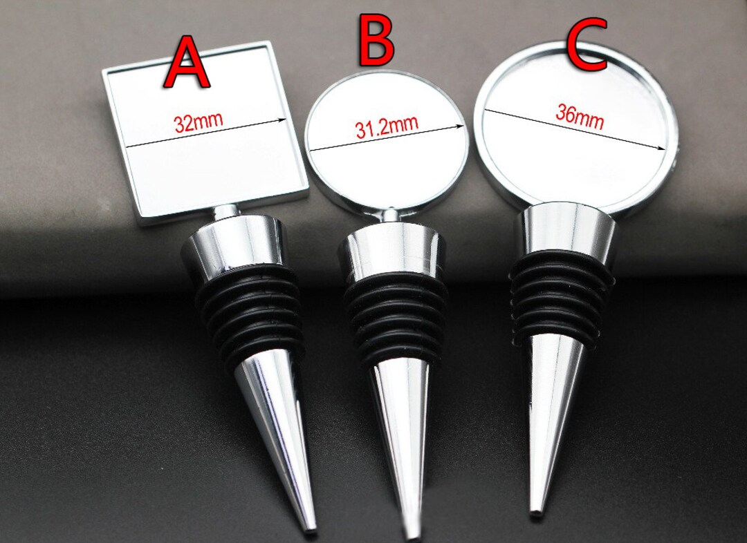 Wine Stopperbottle Stopperssilver Wine Bottle Stoppers With Round
