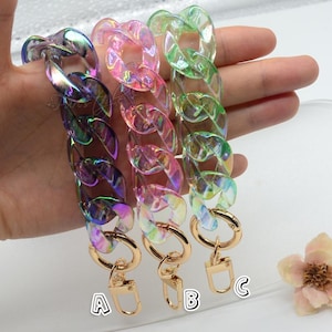 A piece of Acrylic Chain Bag chain Acrylic chain Purse Chain bag handle bag strap Plastic Handles, Handcraft Material for Handbag Making,A23