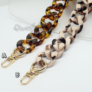 A piece of Acrylic Chain Bag chain Acrylic chain Purse Chain bag handle bag strap Plastic Handles, Handcraft Material for Handbag Making,Y14