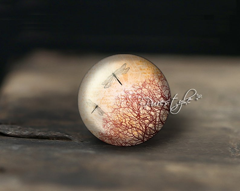 Image Glass Cabochon,Glass cabochons,Dome cabochons Glass cabochon,Handmade Photo Glass Cabochon,Round cabochons Dragonfly Cabs Cabochons