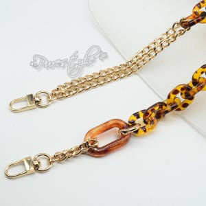 A piece of Acrylic Chain Bag chain Acrylic chain Purse Chain bag handle bag strap Plastic Handles, Handcraft Material for Handbag Making,Y21