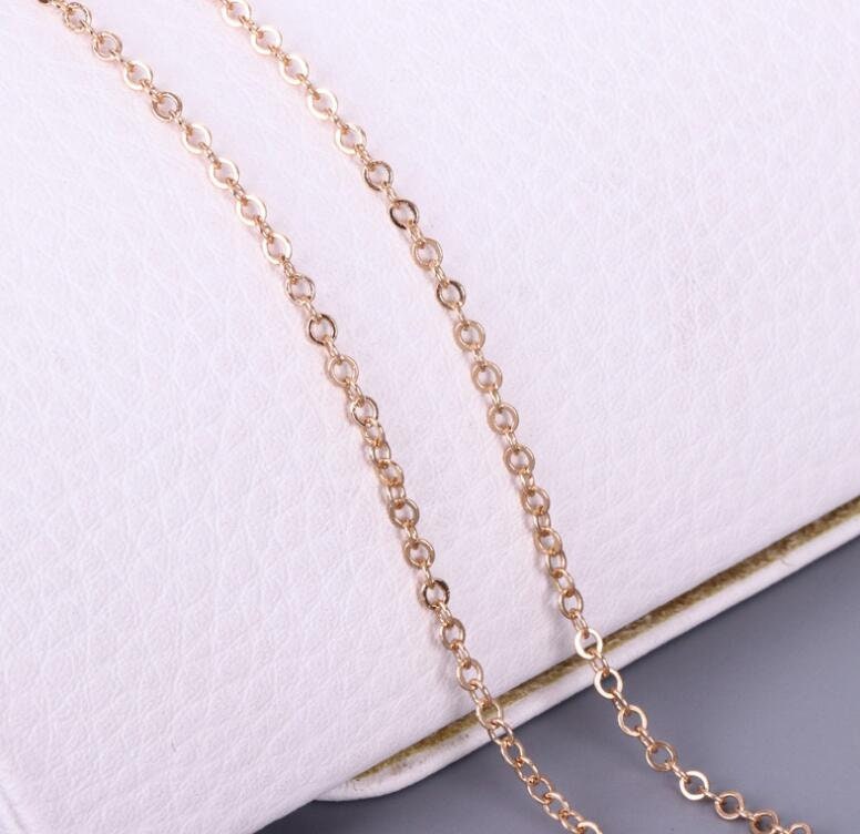 10M 1.6mm /2mm Gold/ Silver/ Rose Gold /white Gold Cross Chain - Etsy