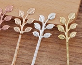 20pcs Hair Clips- Leaves Bobby Hair Pins, Blank Hair Clip Barrette, Hair pin Blank ,Blank Hair Clip, DIY Accessory Jewellery Making, 7463