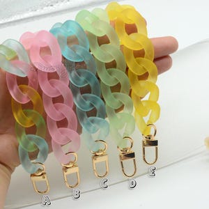 A piece of Acrylic Chain Bag chain Acrylic chain Purse Chain bag handle bag strap Plastic Handles, Handcraft Material for Handbag Making,A25